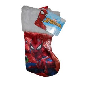 Copied - Marvel Spider-man Mini Red 8" Satin Christmas Stocking by Ruz